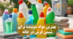 بهترین مواد شوینده برای شستن فرش در خانه